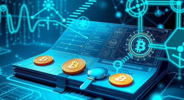 Imaginary representation of Bitcoin's cryptography with quantum computing elements against a modern tech background.