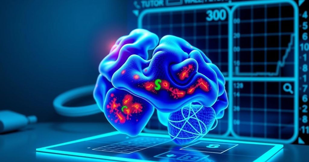 A modern digital mapping tool illustrating 3D tumor segmentation using innovative technology in healthcare.
