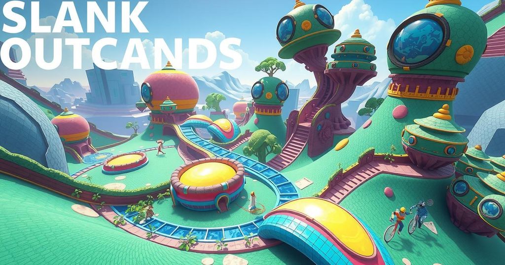 A vibrant gaming landscape featuring dynamic worlds and intelligent NPCs, showcasing AI's impact on interactive gaming.