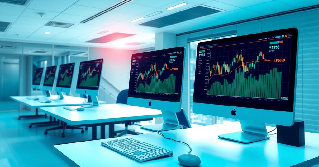 Tech startup Campfire raises $35 million Series A funding with AI-powered accounting software in a modern office setting.